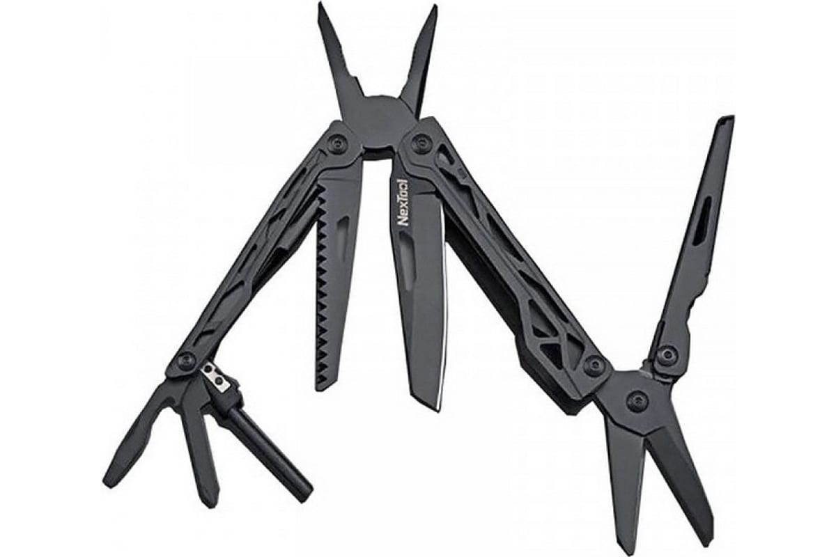 Мультитул Xiaomi NexTool Multifunction Knife KT5024 Black (10 функций) с чехлом в Челябинске купить по недорогим ценам с доставкой