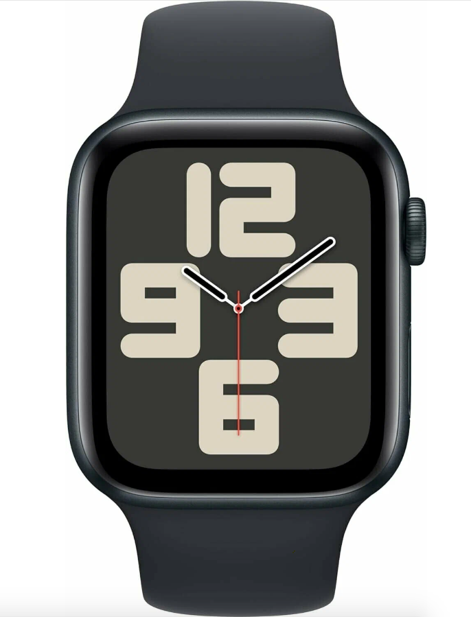 Умные часы Apple Watch SE (2023) 40mm Midnight Aluminium Case with Black Sport Band (EU) в Челябинске купить по недорогим ценам с доставкой