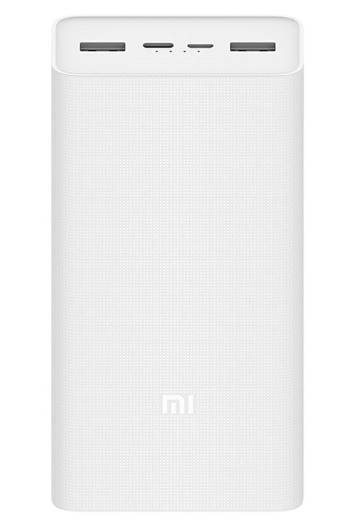 Аккумулятор Xiaomi Mi Power Bank 3 30000mAh (PB3018ZM), белый в Челябинске купить по недорогим ценам с доставкой
