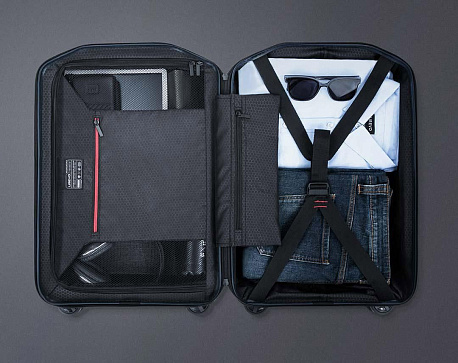 Чемодан Xiaomi Urevo 21" EVA серебристый в Челябинске купить по недорогим ценам с доставкой