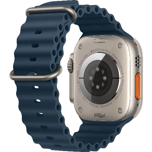 Умные часы Apple Watch Ultra 2 GPS+Cellular 49mm Titanium Case with Blue Ocean Band (EU) в Челябинске купить по недорогим ценам с доставкой