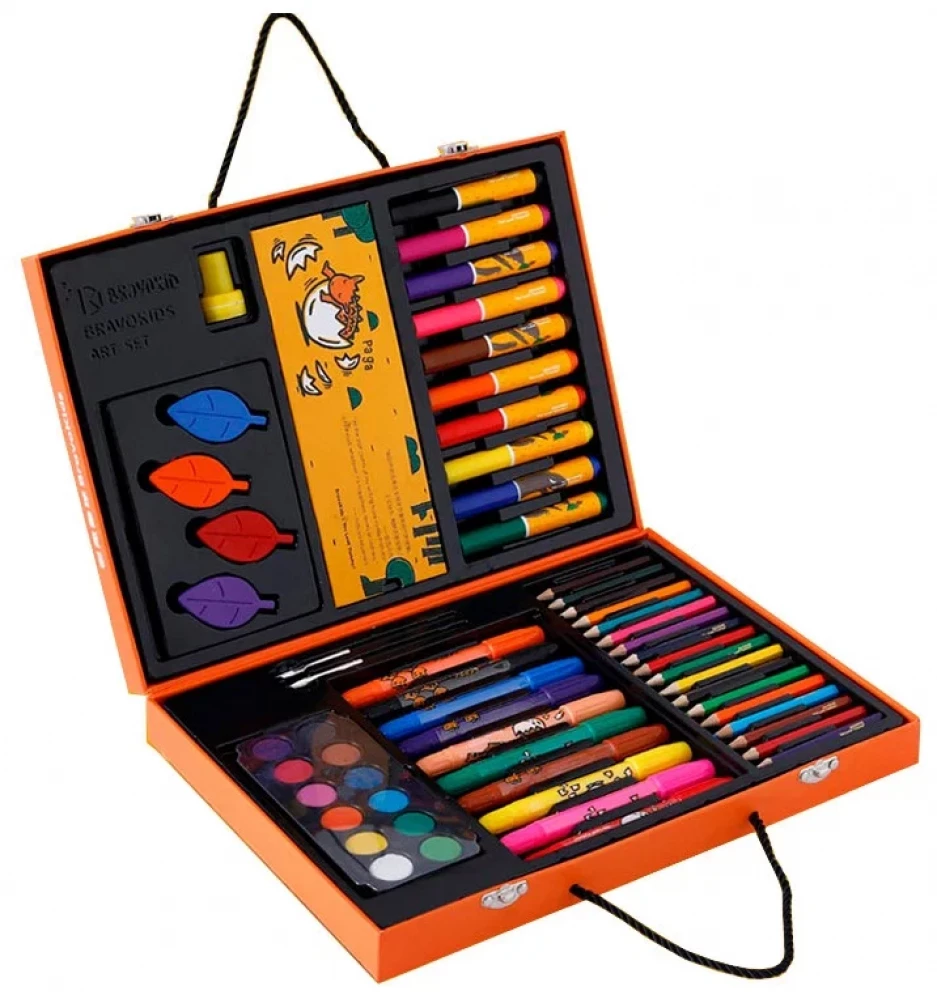 Набор для детского творчества BravoKids Art Set в Челябинске купить по недорогим ценам с доставкой