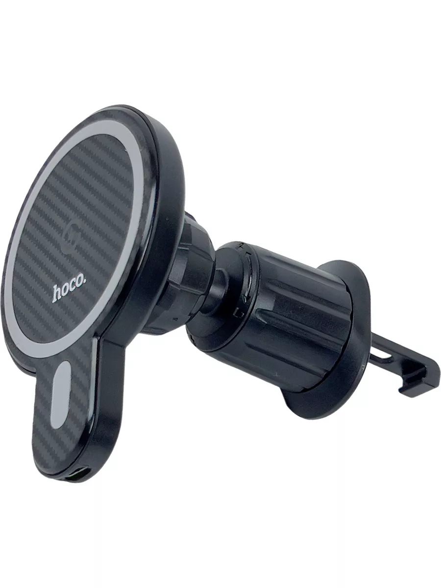 Держатель магнитный с БЗУ HOCO CA85 MagSafe 15W (в дефлектор) в Челябинске купить по недорогим ценам с доставкой