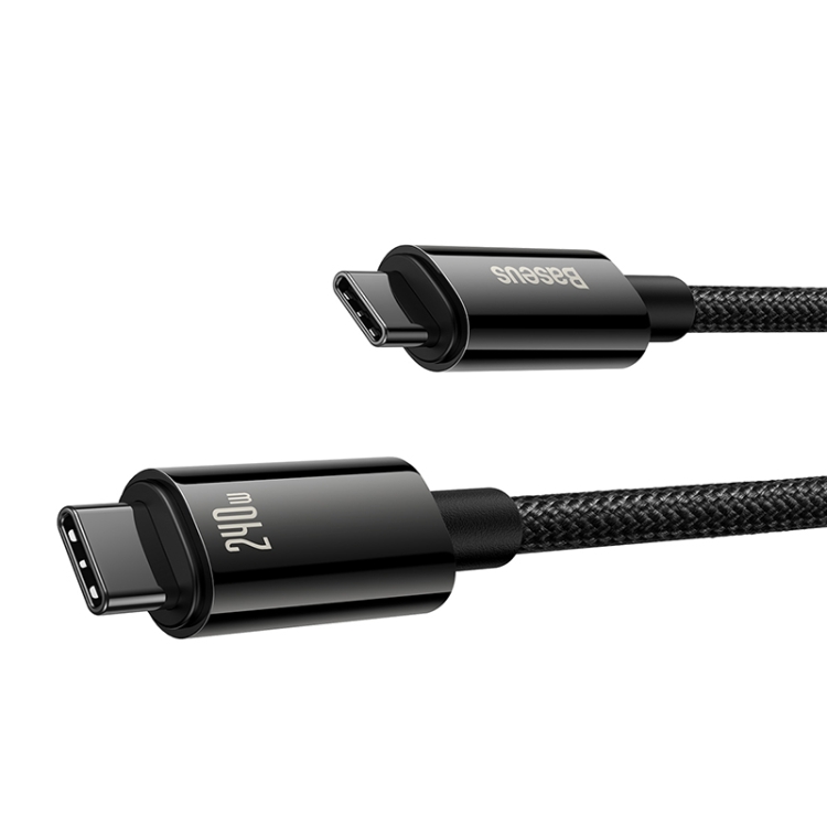 Кабель Baseus Tungsten Gold Fast Charging Data Cable Type-C - Type-C 240W, 1м в Челябинске купить по недорогим ценам с доставкой