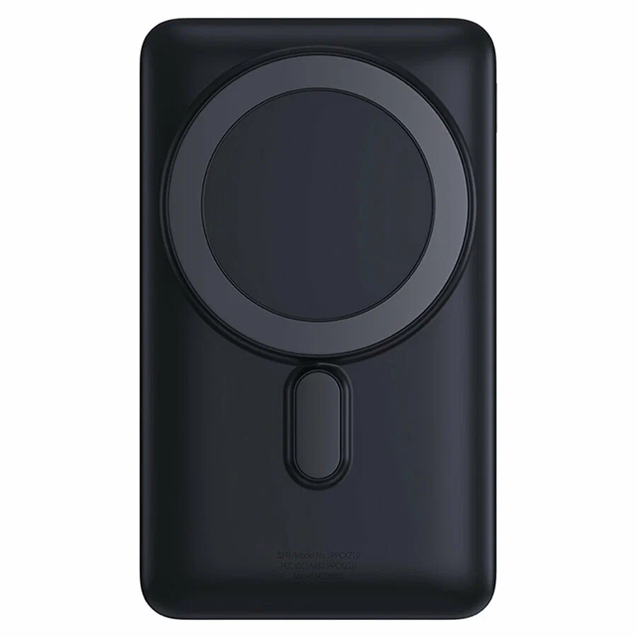 Внешний аккумулятор Baseus Magnetic Bracket Wireless Fast Charge 20W, 10000mAh, черный (PPCX000203) в Челябинске купить по недорогим ценам с доставкой