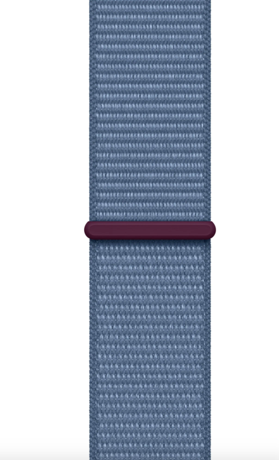 Умные часы Apple Watch Series 9 41mm Silver Aluminum Case with Blue Sport Loop в Челябинске купить по недорогим ценам с доставкой