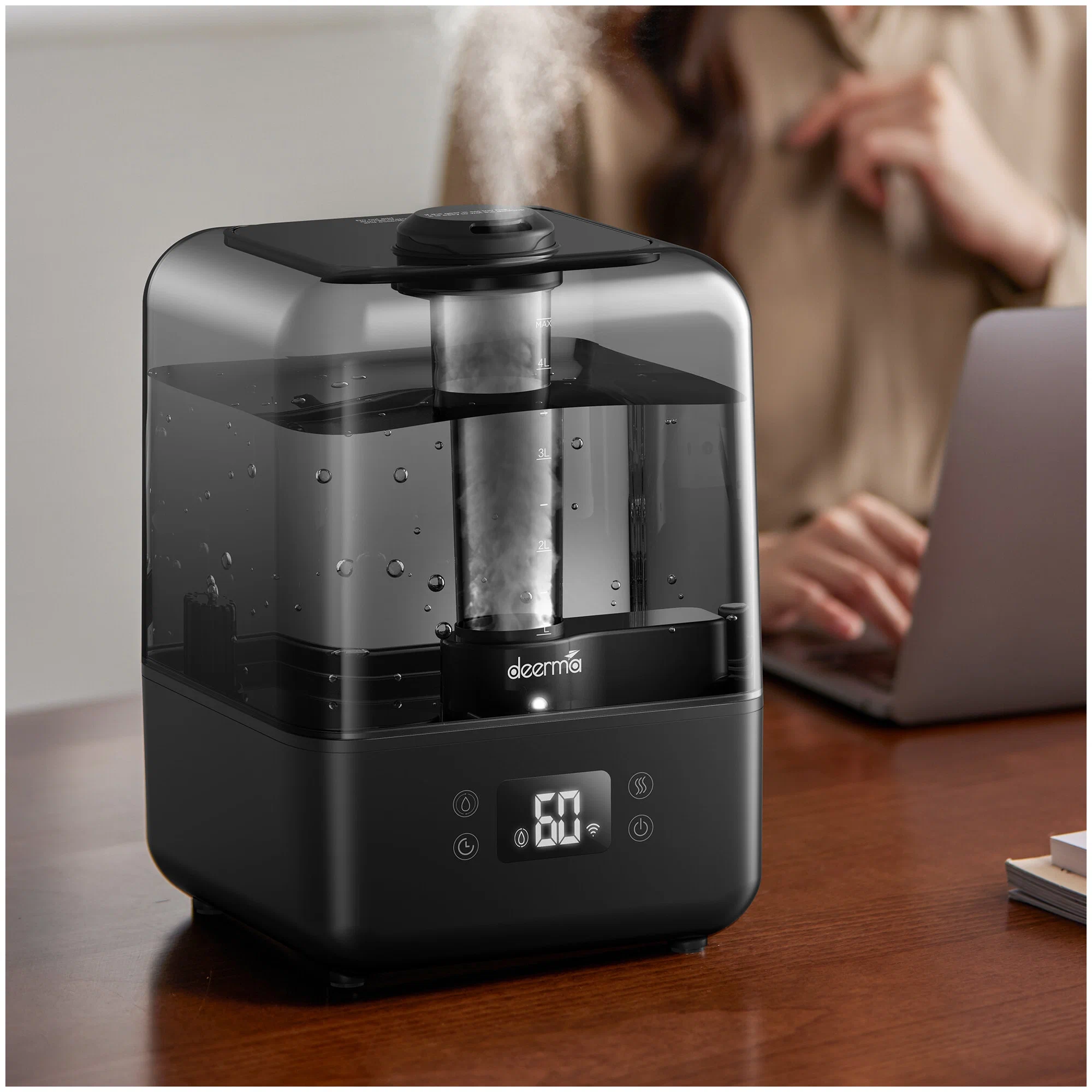 Увлажнитель воздуха Deerma Humidifier DEM-F15W в Челябинске купить по недорогим ценам с доставкой