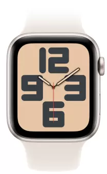 Умные часы Apple Watch SE (2024) 44mm Starlight Aluminium Case with Starlight Sport Band (EU) в Челябинске купить по недорогим ценам с доставкой