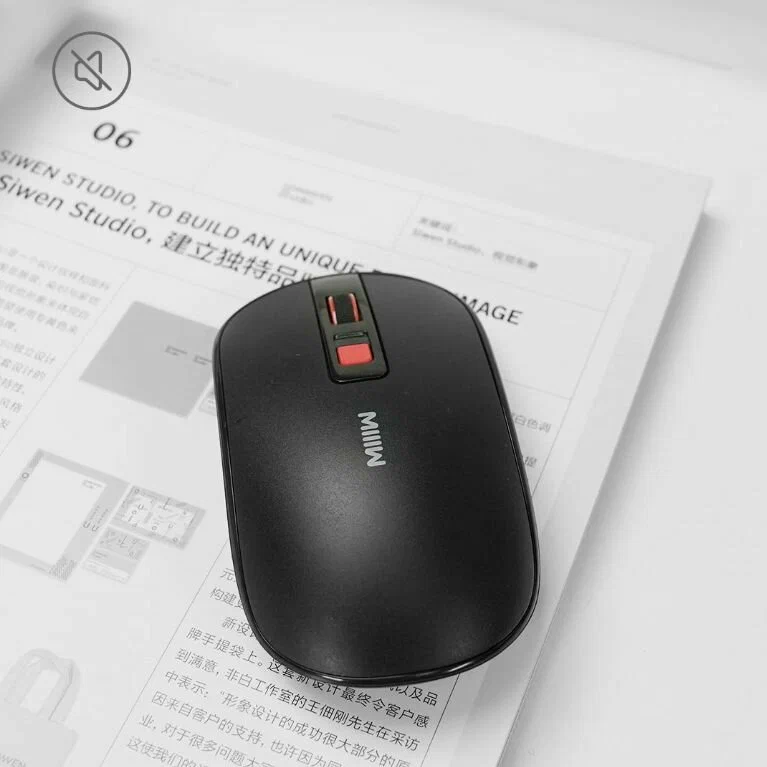 Беспроводная мышь MIIIW Wireless Mouse Lite, черный (MW23M21) в Челябинске купить по недорогим ценам с доставкой