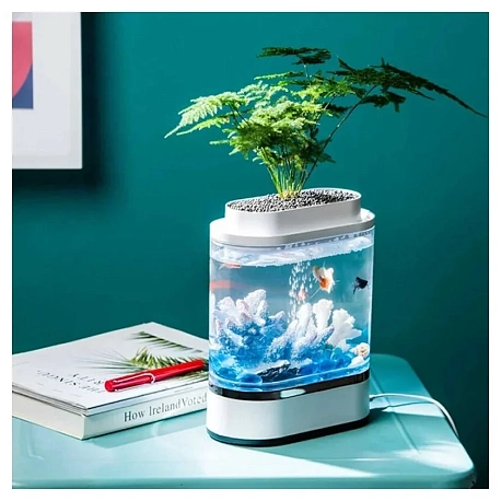 Аквариум 1.5 л Xiaomi Descriptive Geometry C300 Mini Fish Tank в Челябинске купить по недорогим ценам с доставкой