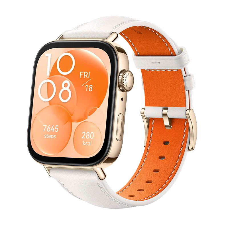 Умные часы HUAWEI Watch Fit 3, белый (кожаный ремешок) в Челябинске купить по недорогим ценам с доставкой