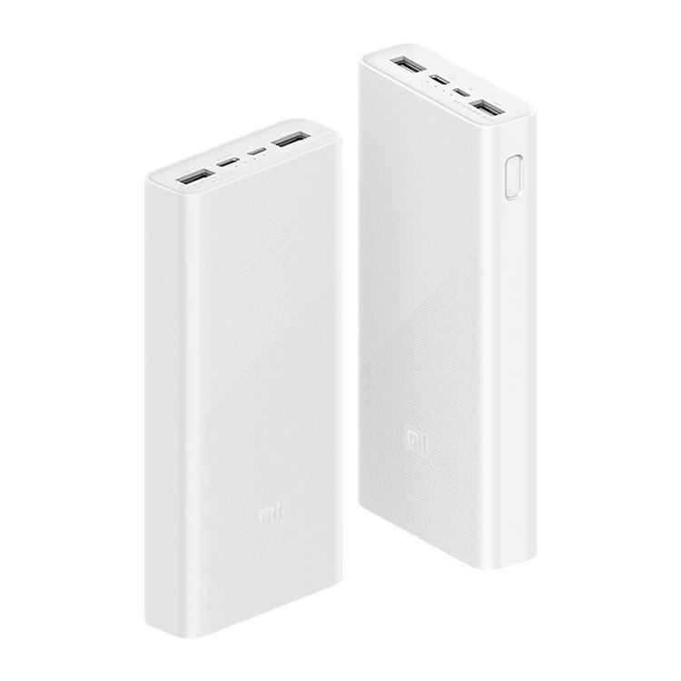 Аккумулятор Xiaomi Mi Power Bank 3 20000 (PLM18ZM), белый в Челябинске купить по недорогим ценам с доставкой