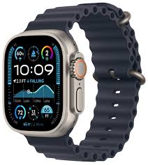Умные часы Apple Watch Ultra 2 (2024) 49mm Titanium Case with Navy Ocean Band (EU) в Челябинске купить по недорогим ценам с доставкой