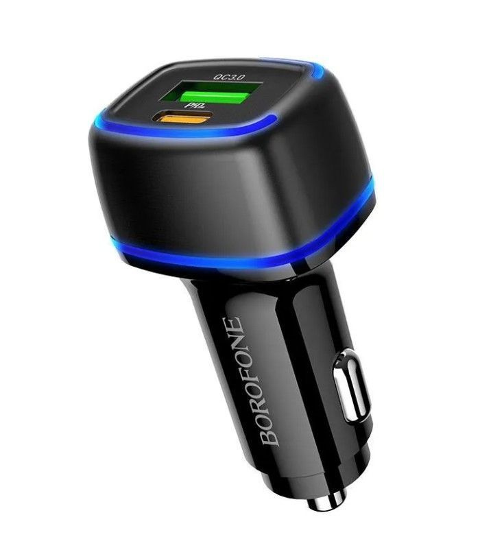 АЗУ Borofone BZ14a QC3.0 20W Usb+Usb-C + кабель Usb-C в Челябинске купить по недорогим ценам с доставкой