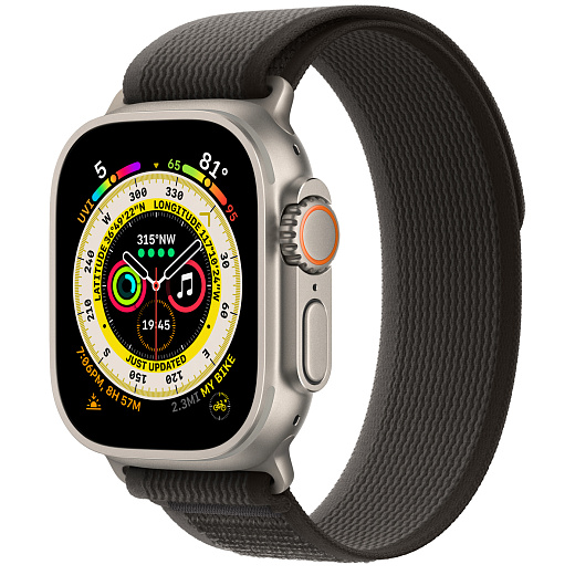 Умные часы Apple Watch Ultra 2 (2024) 49mm Titanium Case with Black Trail Loop (EU) в Челябинске купить по недорогим ценам с доставкой