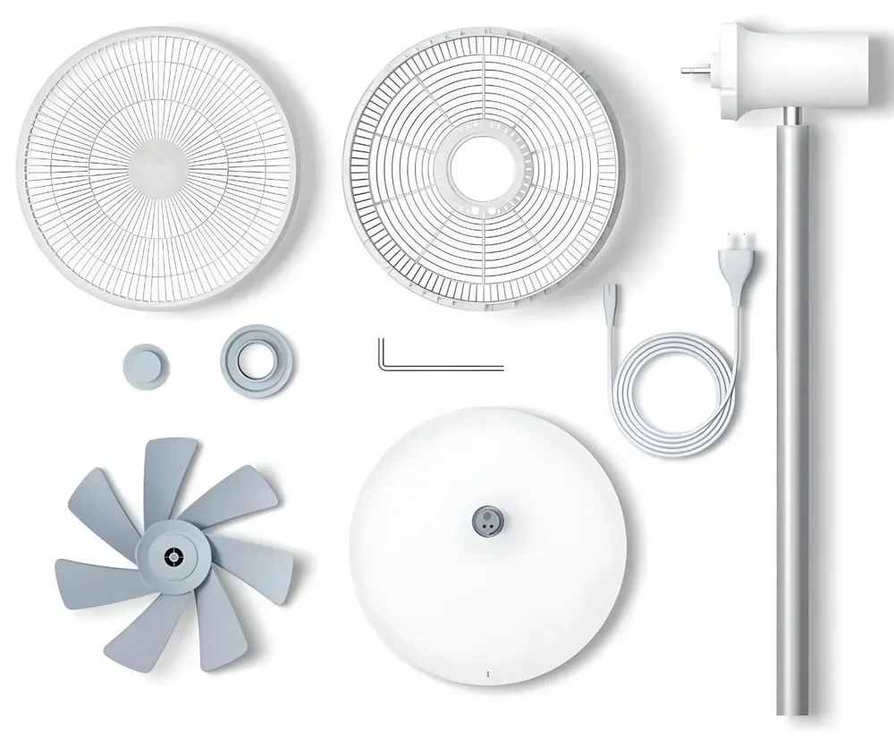 Напольный вентилятор Smartmi DC Inverter Floor Fan 2S, белый в Челябинске купить по недорогим ценам с доставкой