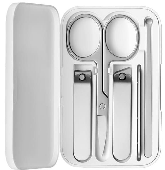 Набор Xiaomi Nail Clipper Five Piece Set, белый/серебристый, 5 предметов в Челябинске купить по недорогим ценам с доставкой