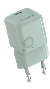 СЗУ MOCOLL Alfa Series 20W, зеленый (Type-C) в Челябинске купить по недорогим ценам с доставкой