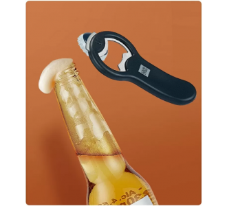 Открывалка для бутылок Xiaomi HuoHou Wine Bottle Beer Cans Opener (HU0092), черный в Челябинске купить по недорогим ценам с доставкой
