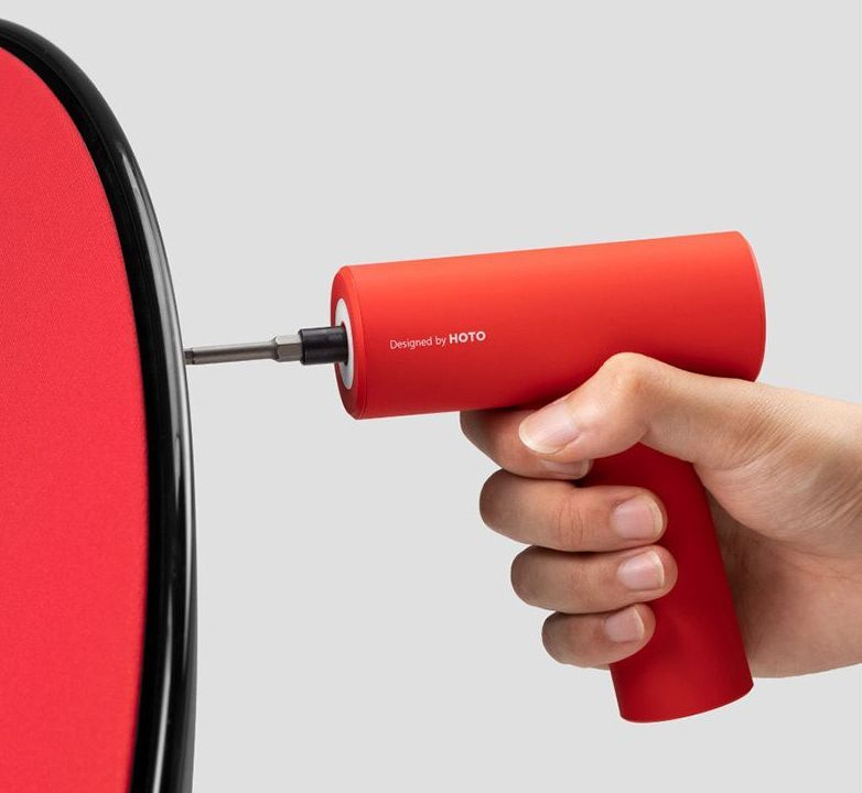 Аккумуляторная отвертка HOTO Electric Screwdriver Gun Red (QWLSD008) в Челябинске купить по недорогим ценам с доставкой