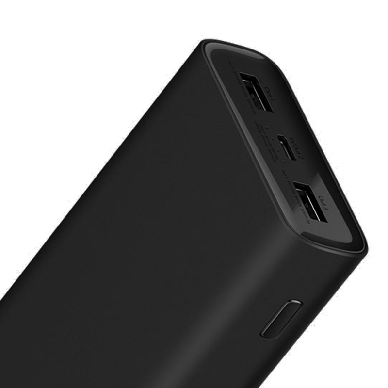 Аккумулятор Xiaomi Mi Power Bank 3 Pro 20000 (PLM07ZM), черный в Челябинске купить по недорогим ценам с доставкой