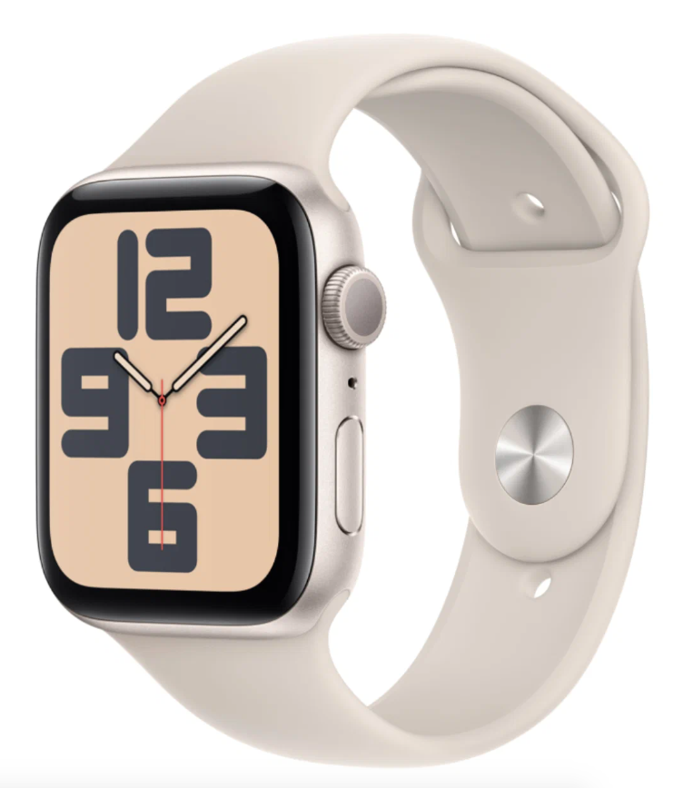 Умные часы Apple Watch SE (2023) 40mm Starlight Aluminium Case with Starlight Sport Band (EU) в Челябинске купить по недорогим ценам с доставкой