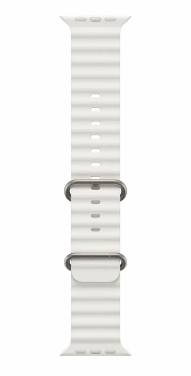 Умные часы Apple Watch Ultra GPS+Cellular 49mm Titanium Case with White Ocean Band (EU) в Челябинске купить по недорогим ценам с доставкой