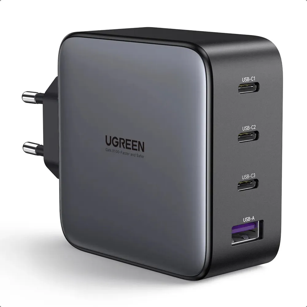 СЗУ Ugreen 100W PD Fast Charger USB-C (CD226) USB, 3xUSB-C в Челябинске купить по недорогим ценам с доставкой