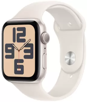 Умные часы Apple Watch SE (2024) 40mm Starlight Aluminium Case with Starlight Sport Band (EU) в Челябинске купить по недорогим ценам с доставкой