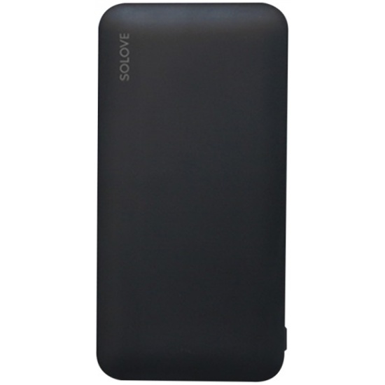Внешний аккумулятор Power Bank Xiaomi SOLOVE 10000mAh с 2xUSB (001M+ Black) в Челябинске купить по недорогим ценам с доставкой