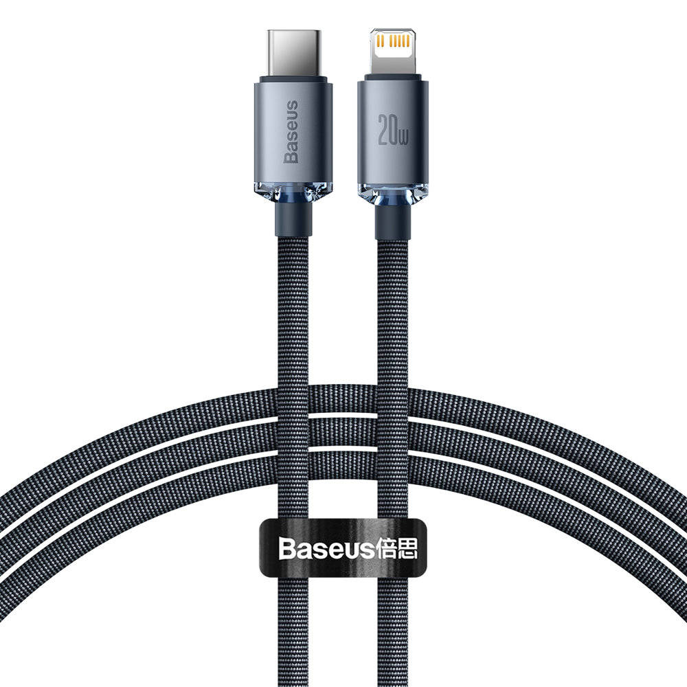Кабель Baseus Crystal Shine Series Fast Charging Data Cable Type-C to Lightning 20W 1.2m в Челябинске купить по недорогим ценам с доставкой