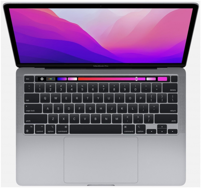 Ноутбук Apple MacBook Pro 13 2022 (M2, 8-core, 512GB) Space Gray в Челябинске купить по недорогим ценам с доставкой