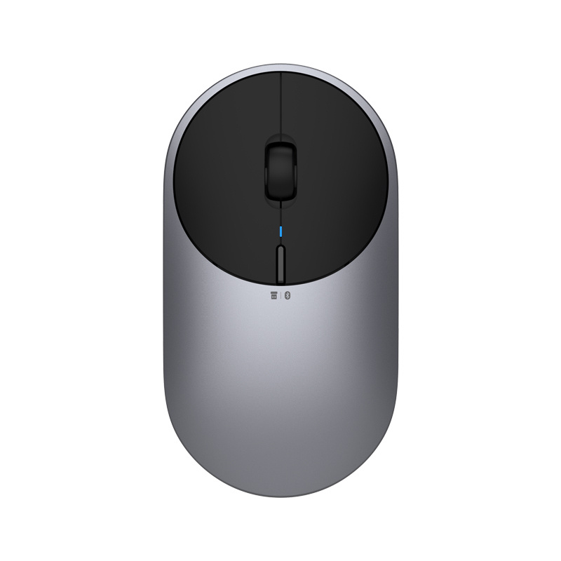 Беспроводная компактная мышь Xiaomi Mi Portable Mouse 2, черный в Челябинске купить по недорогим ценам с доставкой
