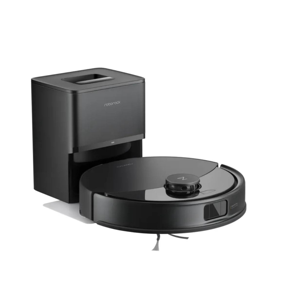 Робот-пылесос Roborock Q8 Max Pro Plus, черный в Челябинске купить по недорогим ценам с доставкой