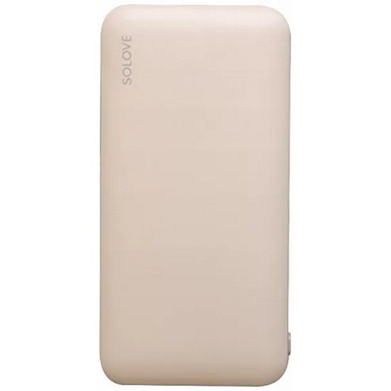 Внешний аккумулятор Power Bank Xiaomi SOLOVE 10000mAh с 2xUSB (001M+ Beige) в Челябинске купить по недорогим ценам с доставкой