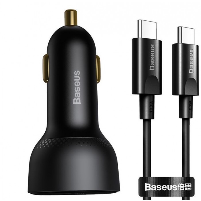 АЗУ Baseus Supreme Digital Display PPS DUAL 100W + Кабель Type С - Type C (TZCCZX-01)
