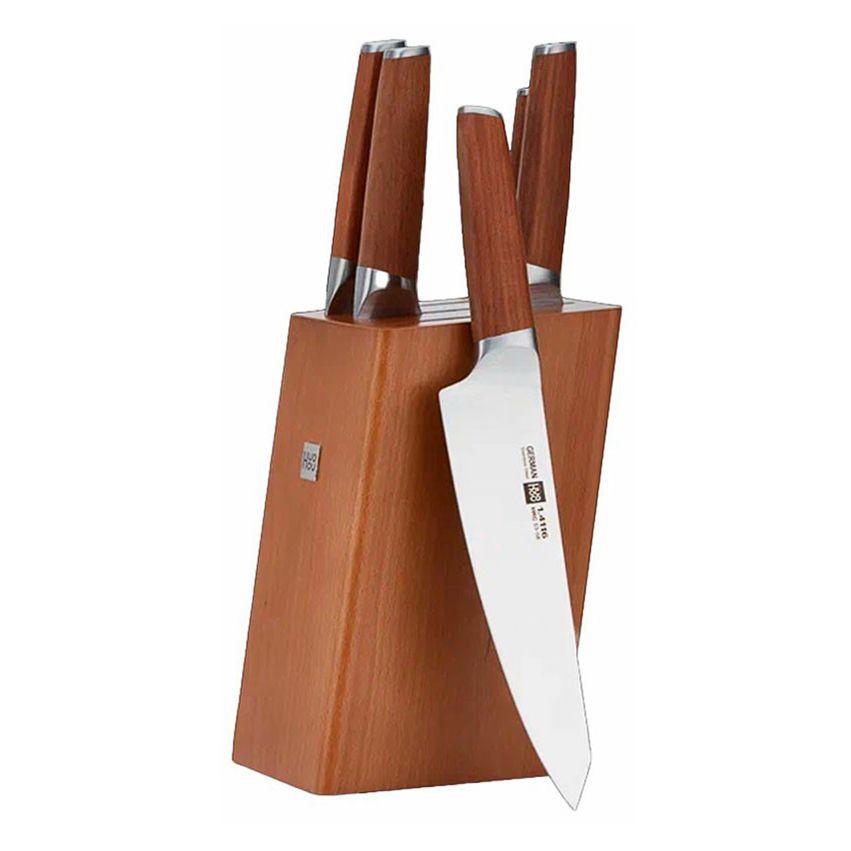 Набор ножей из сверхпрочной стали HuoHou Molybdenum Vanadium Steel Kitchen Knife Set (HU0158) в Челябинске купить по недорогим ценам с доставкой
