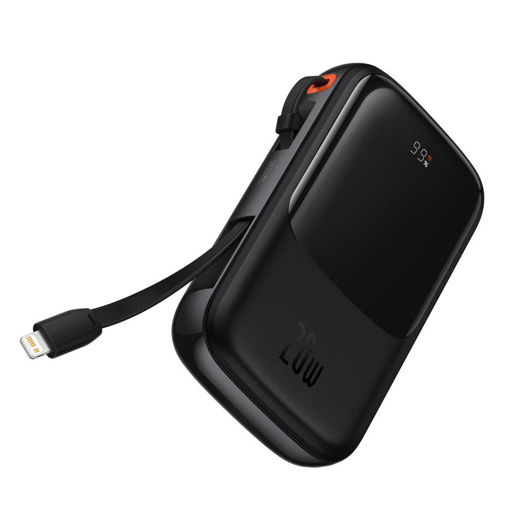 Внешний аккумулятор Baseus Qpow Pro Digital Display Fast Charge 20W 10000mAh, черный