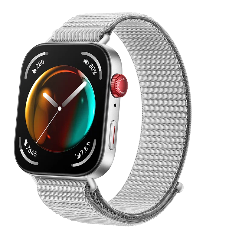 Умные часы HUAWEI Watch Fit 3, серебристый (нейлоновый ремешок) в Челябинске купить по недорогим ценам с доставкой