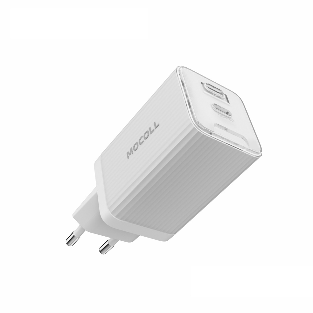 СЗУ MOCOLL PD GaN Fast Charger GAN 67W, черный (2хUSB-C) в Челябинске купить по недорогим ценам с доставкой