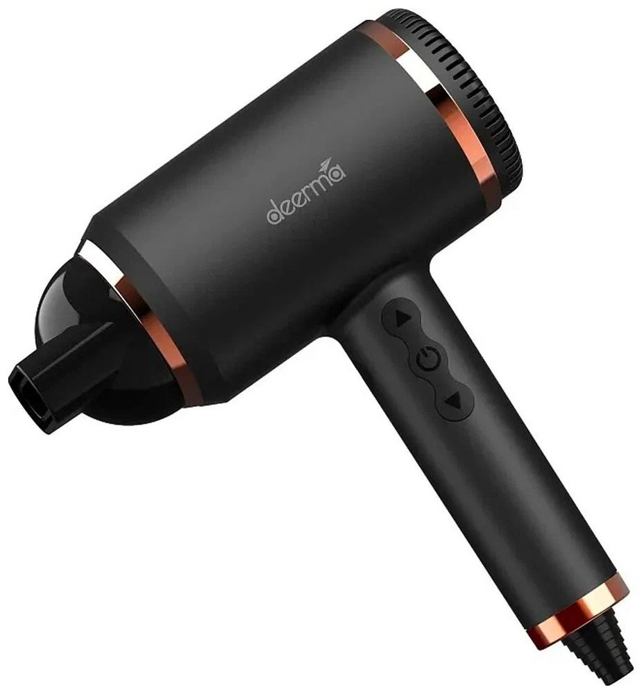 Фен Deerma DEM-CF20W, черный в Челябинске купить по недорогим ценам с доставкой