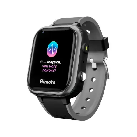 Детские часы Aimoto IQ 4G с Марусей, черные в Челябинске купить по недорогим ценам с доставкой