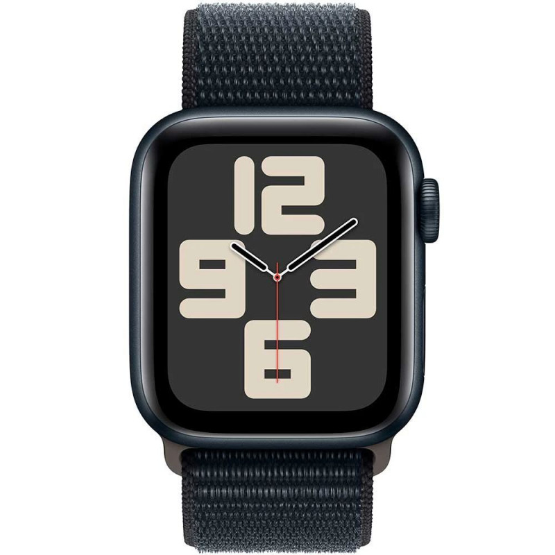 Умные часы Apple Watch SE (2023) 40mm Midnight Aluminium Case with Black Sport Loop (EU) в Челябинске купить по недорогим ценам с доставкой
