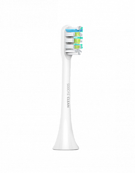 Сменные насадки для зубных щеток Soocas X3/X3U/X5/X1/V1 White (1шт) в Челябинске купить по недорогим ценам с доставкой