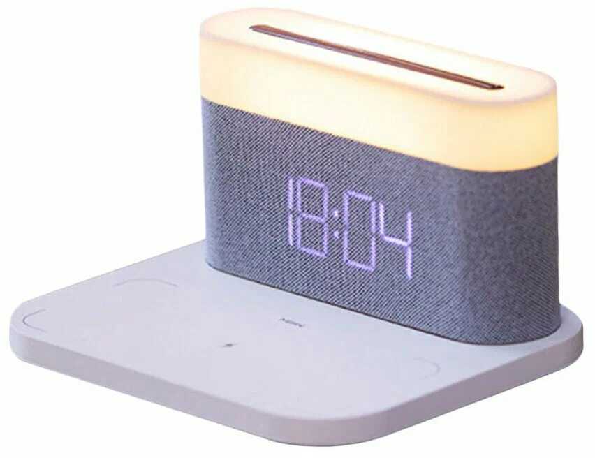 Ночник с часами Youpin VFZ и беспроводной зарядкой (C-WCLL-C01) в Челябинске купить по недорогим ценам с доставкой