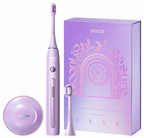 Электрическая зубная щетка Xiaomi Soocas X3 Pro Electric Toothbrush Purple в Челябинске купить по недорогим ценам с доставкой