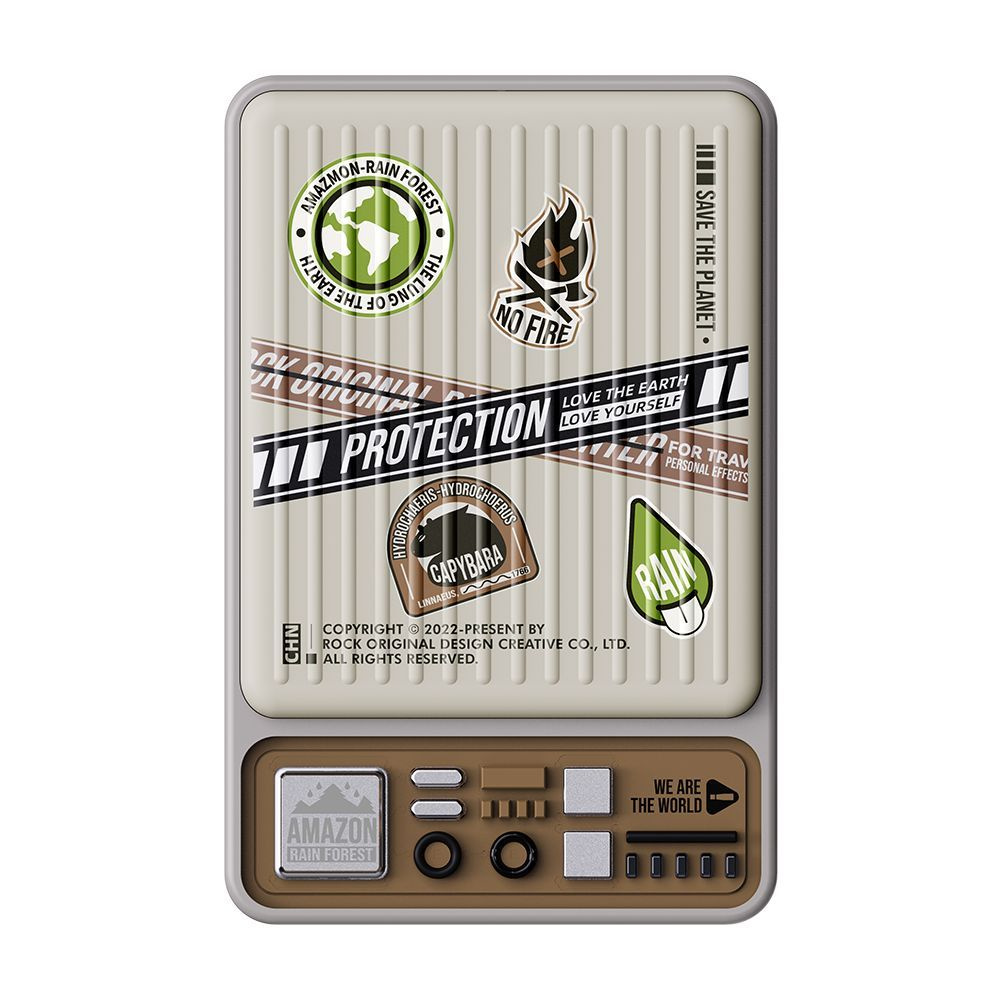 Внешний аккумулятор ROCK Travel Series P90 20W Magnetic Power Bank 10000 mAh, бежевый (с MagSafe) в Челябинске купить по недорогим ценам с доставкой