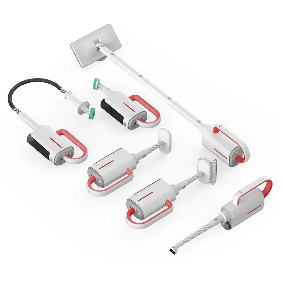 Пароочиститель Xiaomi Deerma DEM-ZQ600/ZQ610, белый/красный в Челябинске купить по недорогим ценам с доставкой