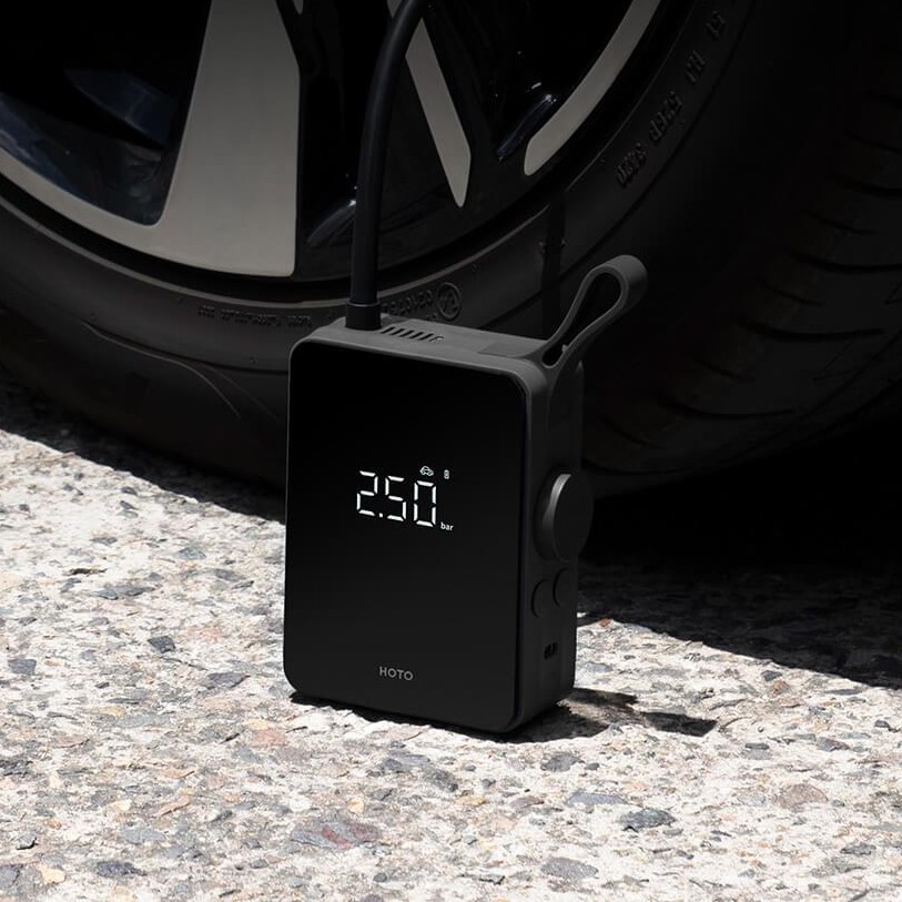 Портативный компрессор HOTO QWCQB001 в Челябинске купить по недорогим ценам с доставкой