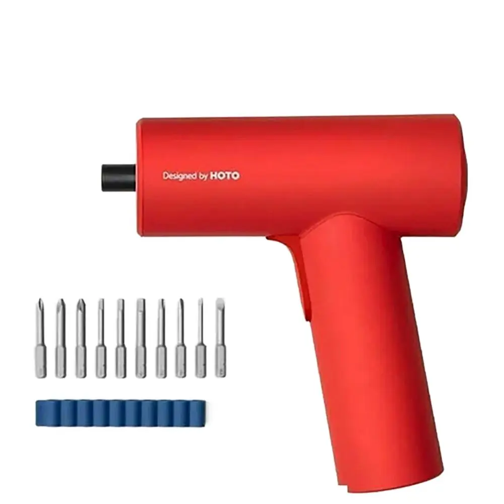 Аккумуляторная отвертка HOTO Electric Screwdriver Gun Red (QWLSD008) в Челябинске купить по недорогим ценам с доставкой